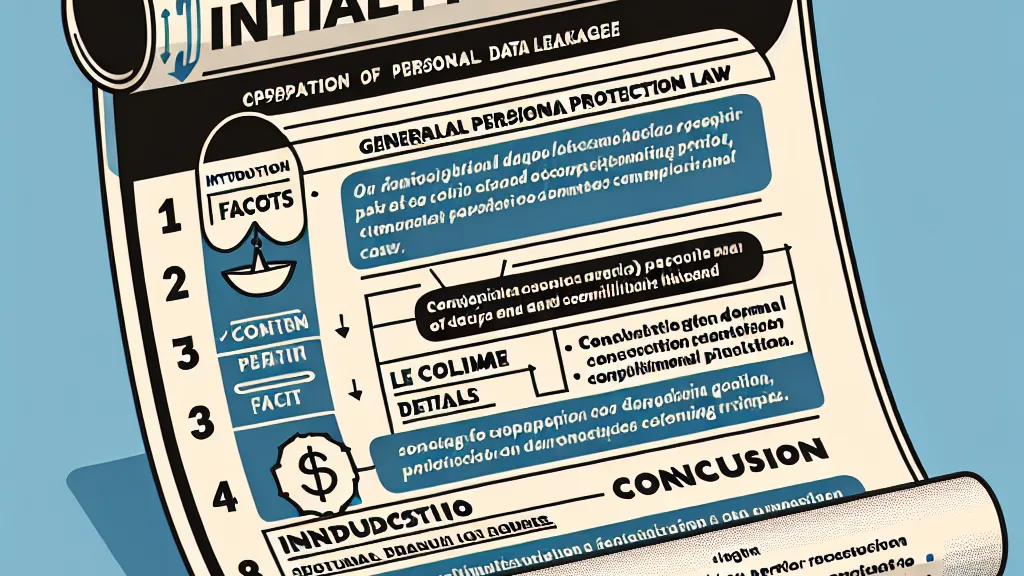 Petição Inicial para Indenização em Caso de Vazamento de Dados Pessoais: Fundamentação e Estrutura com Base na LGPD e Princípios Constitucionais