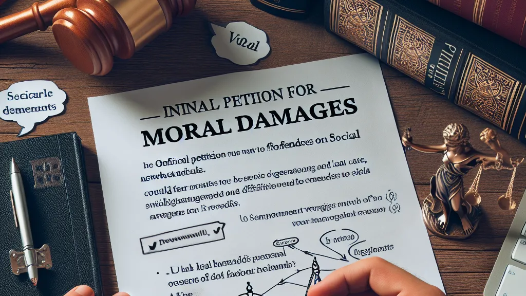 Elaboração de Petição Inicial para Indenização por Danos Morais em Ofensas nas Redes Sociais – Fundamentação Jurídica e Estrutura Processual