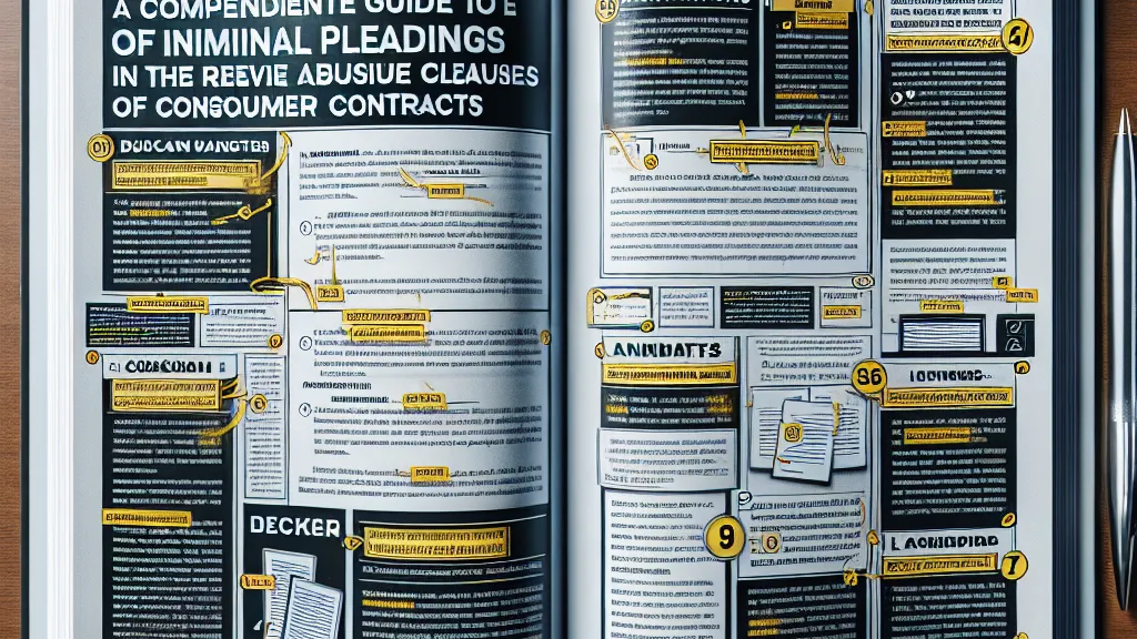 Guia Completo para Redação de Petição Inicial na Revisão de Cláusulas Abusivas em Contratos de Consumo