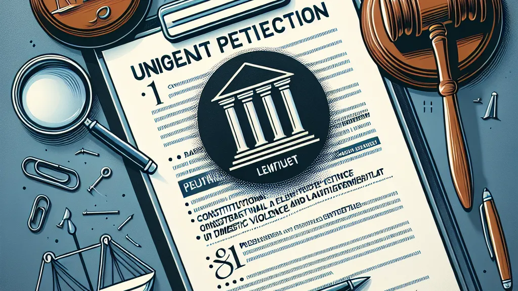 Modelo de Petição Inicial para Medidas Protetivas de Urgência em Casos de Violência Doméstica com Fundamentação Constitucional e Legal
