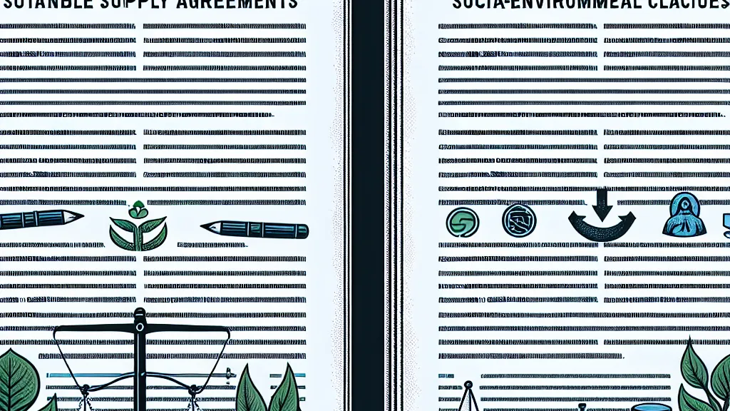 Análise Jurídica dos Contratos de Fornecimento Sustentável e Cláusulas Socioambientais: Desafios e Fundamentos Normativos