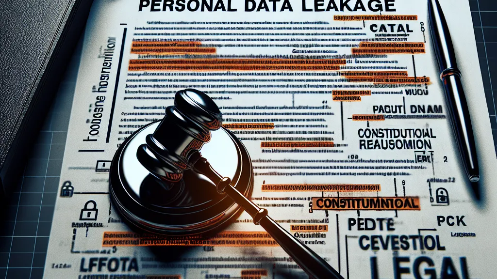 Elaboração de Petição Inicial para Indenização por Vazamento de Dados Pessoais com Fundamentação Constitucional e Legal