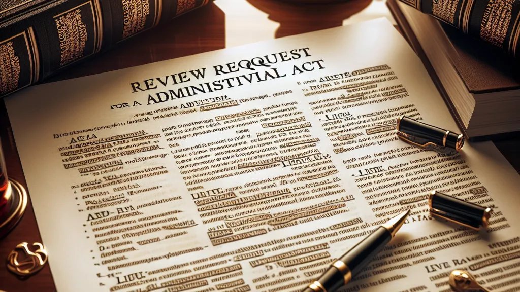 Pedido de Revisão de Ato Administrativo com Fundamentação Jurídica Detalhada