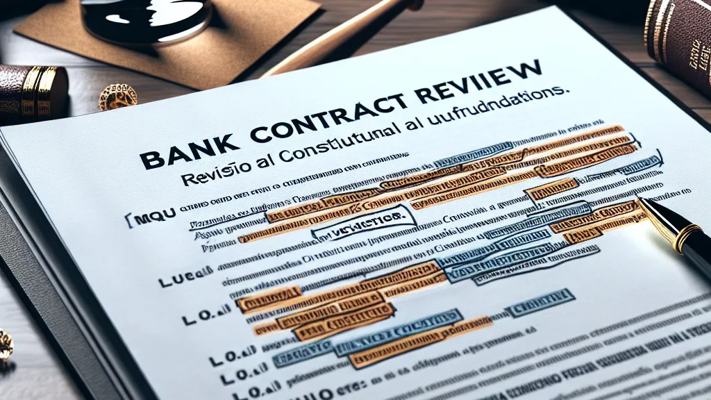 Petição Inicial Revisional: Fundamentos Constitucionais e Legais na Revisão de Cláusulas Abusivas em Contratos Bancários